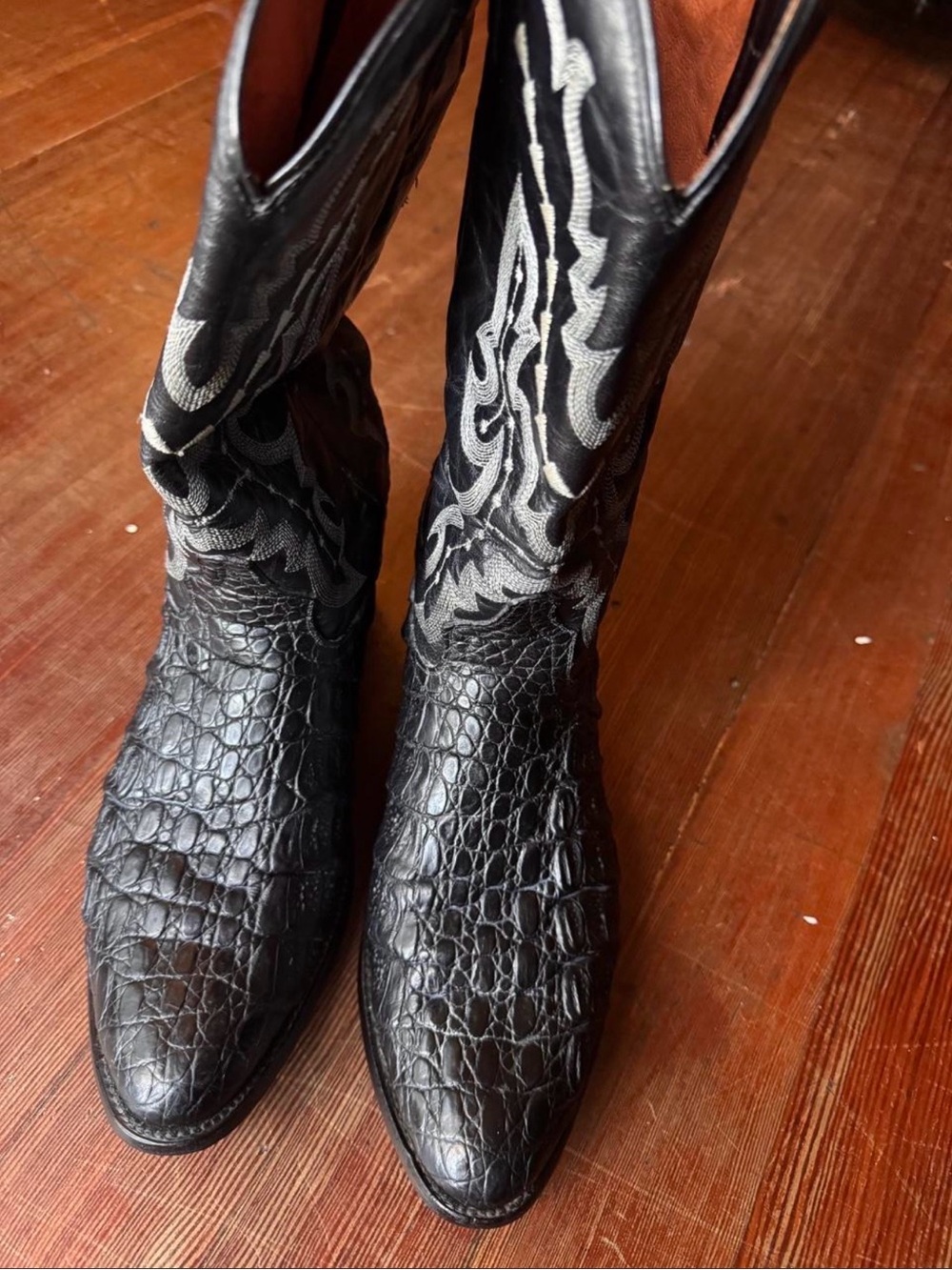 Dan Post Genuine Flank Caiman 12D